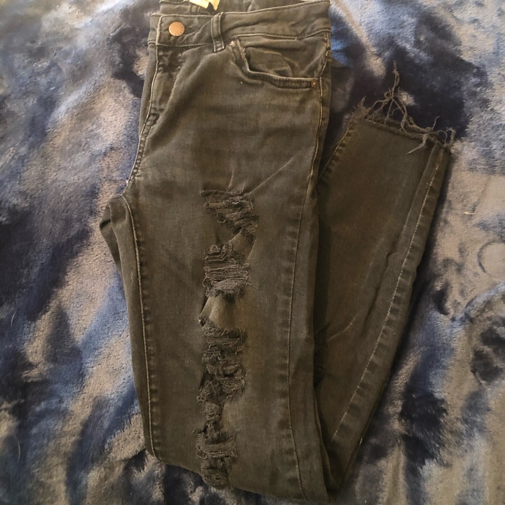 Forever 21 Ripped Jeans